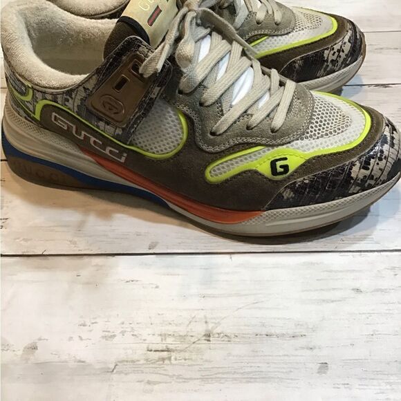 "Gucci Ultrapace Sneakers - Men's Size 7- Rare Design" - Picture 2 of 10